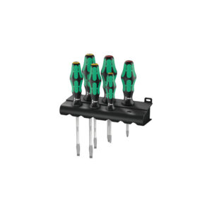 Wera 05007680001 6 Piece 334 SK Kraftform Plus Lasertip Screwdriver Set