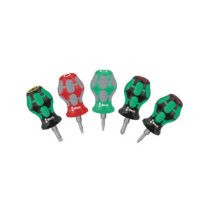 Wera 05008872001 5 Piece 300 Kraftform Plus Set 3 Stubby Screwdriver Set