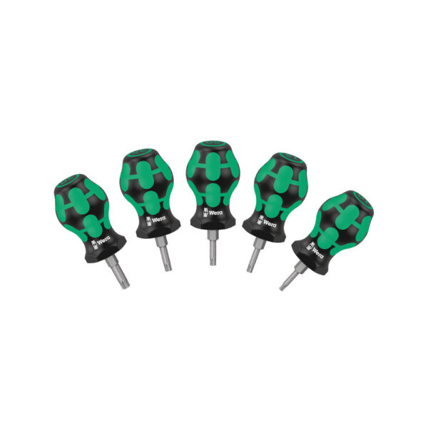 Wera 05008876001 5 Piece 367 Kraftform Plus Set 1 Stubby Screwdriver Set
