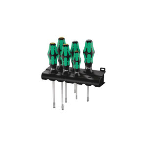 Wera 05105656001 6 Piece 334/355 Kraftform Plus Lasertip Screwdriver Set