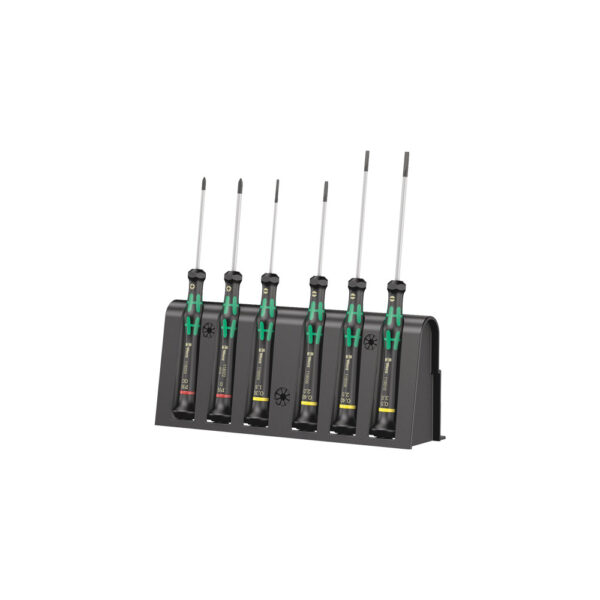 Wera 05118150001 6 Piece 2035 A Kraftform Micro Screwdriver Set