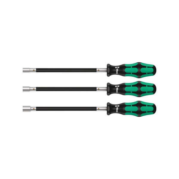 Wera 05135311001 3 Piece 391 Kraftform Plus Hose Clamp Screwdriver Set