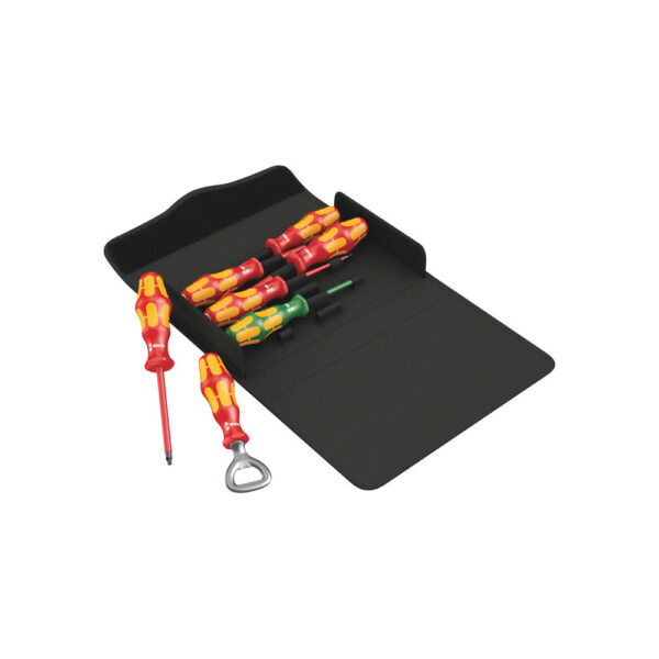 Wera 05136018001 100 iS Set 3 Kraftform Plus Screwdriver Set 7 Piece
