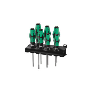 Wera 05223161001 7 Piece 367 HF Kraftform Plus Torx with Holding Function Screwdriver Set