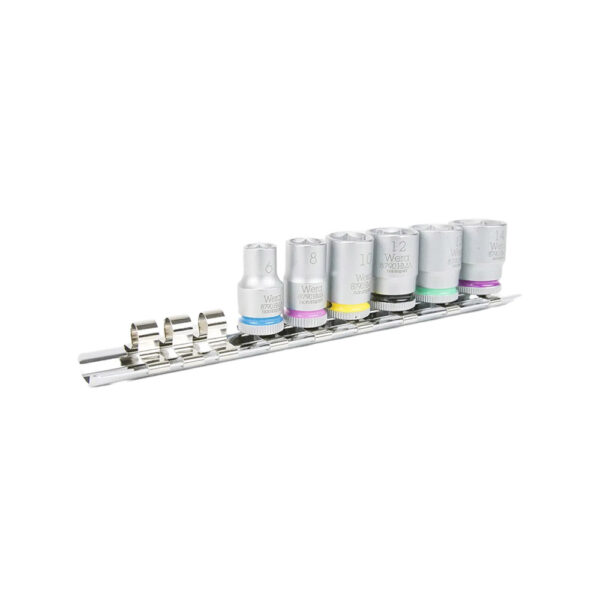 Wera 05300200001 6 Pc. 1/4'' Zyklop Socket Set