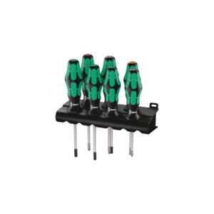 Wera 05320540001 7 Piece 335/350/367 Kraftform Plus Lasertip Screwdriver Set