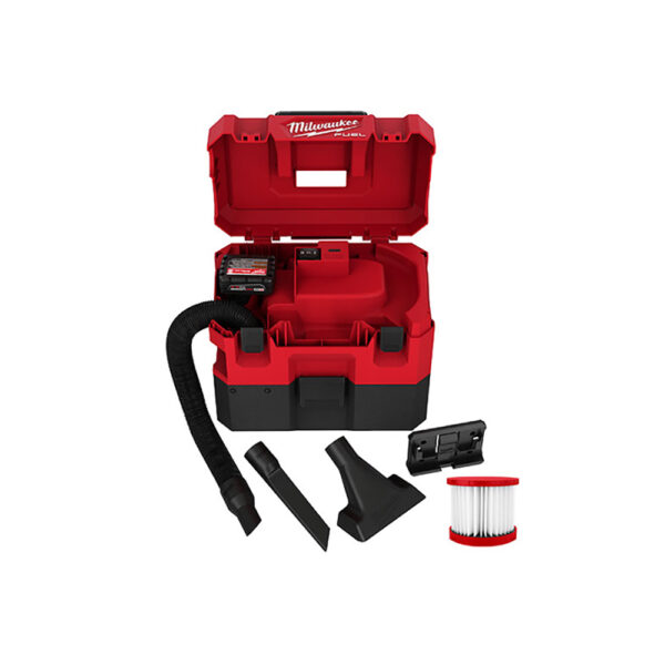 0960-21 Milwaukee M12 FUEL 1.6 Gallon Wet/Dry Vacuum Kit
