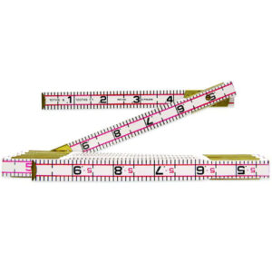 Lufkin 1066DN 5/8'' X 6' Red End Engineer's Scale Wood Rule