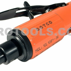 Dotco Inline Grinder 10-10 10L1081-36, Rear Exhaust, 1/4'' Collet