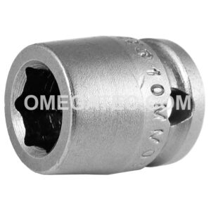 Apex 10MM03 10mm 6-Point Short Impact Socket, 3/8'' Square Drive