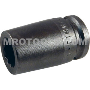 Apex 10MM13-D 10mm 12-Point Standard Impact Socket, 3/8'' Square Drive