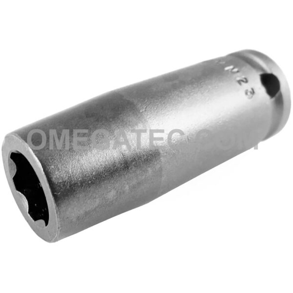 Apex 10MM23 10mm 6-Point Long Impact Socket, 3/8'' Square Drive