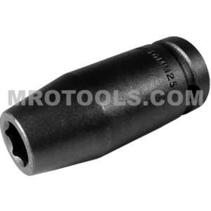 Apex 10MM25 10mm 6-Point Long Impact Socket, 1/2'' Square Drive