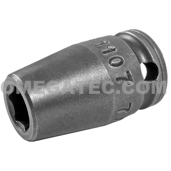 Apex 1107 7/32'' 6-Point Standard Impact Socket, 1/4'' Square Drive