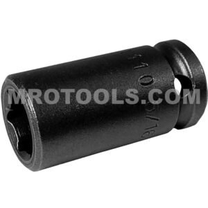 Apex 1110 5/16'' 6-Point Standard Impact Socket, 1/4'' Square Drive