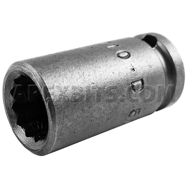 Apex 1110-D 5/16'' 12-Point Standard Impact Socket, 1/4'' Square Drive