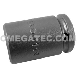 Apex 1114-D 7/16'' 12-Point Standard Impact Socket, 1/4'' Square Drive