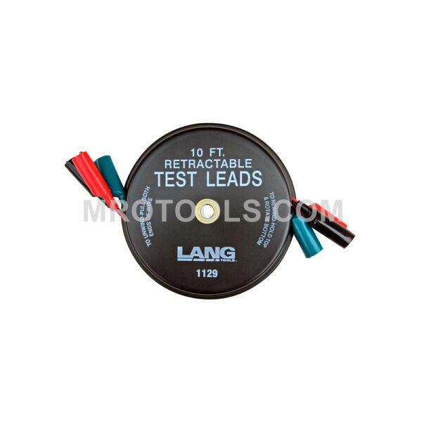 Lang 1129 Retractable Test Leads - 3 Leads X 10 feet