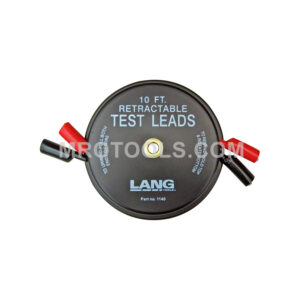 Lang 1140 Retractable Test Leads - 2 Leads X 10 feet