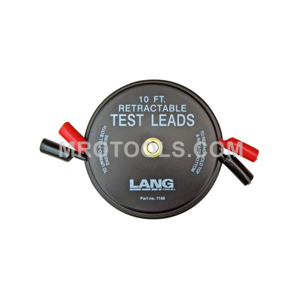 Lang 1140 Retractable Test Leads - 2 Leads X 10 feet