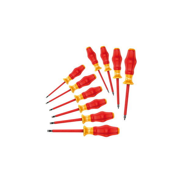 Wera 05345210001 1160i/1162i/10 VDE Kraftform Comfort Safety Screwdriver Set 10 Piece