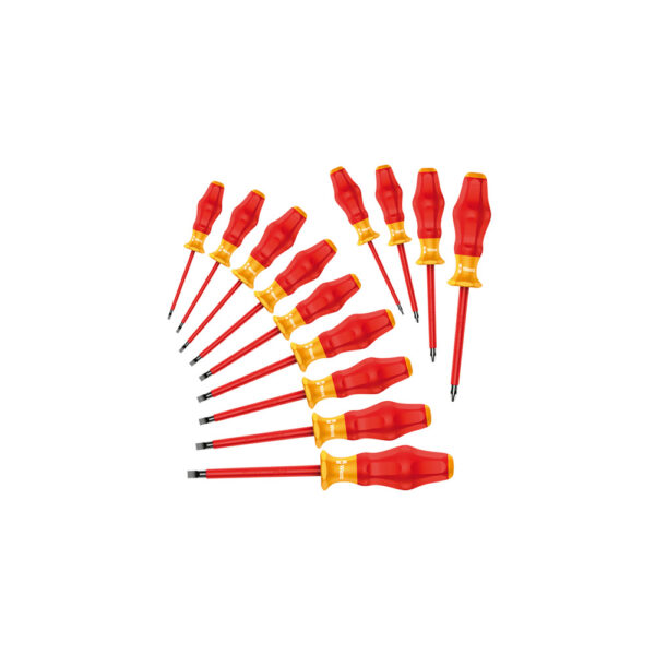 Wera 05345211001 1160i/1162i/13 VDE Kraftform Comfort Safety Screwdriver Set 13 Piece
