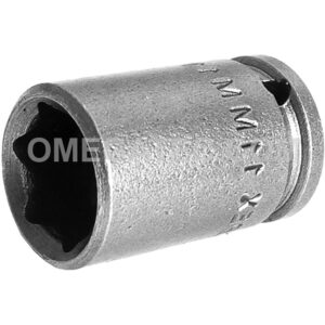 Apex 11MM11 11mm 6-Point Standard Impact Socket, 1/4'' Square Drive