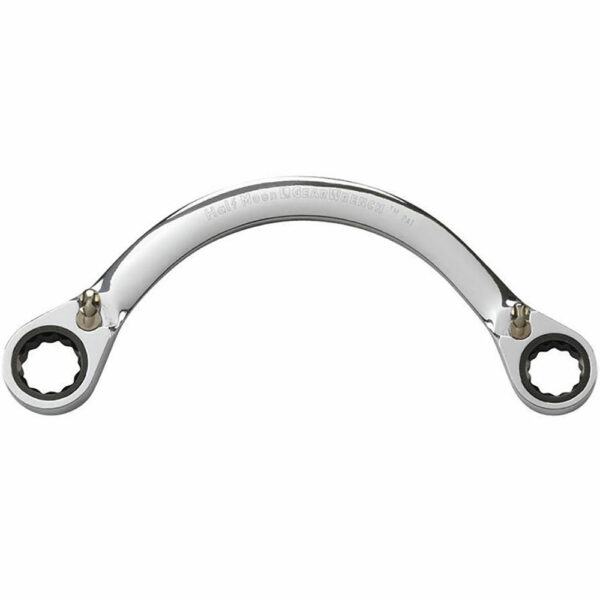 GearWrench 9855D 19mm x 22mm 72-Tooth 12 Point Half-Moon Reversible Double Box Ratcheting Wrench