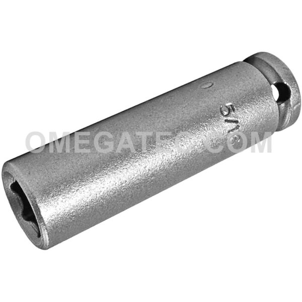 Apex 1210 5/16'' 6-Point Long Impact Socket, 1/4'' Square Drive