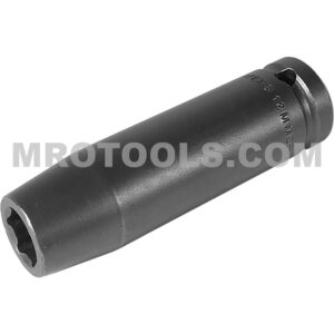 Apex 12MM35 12mm 6-Point Extra Long Impact Socket, 1/2'' Square Drive