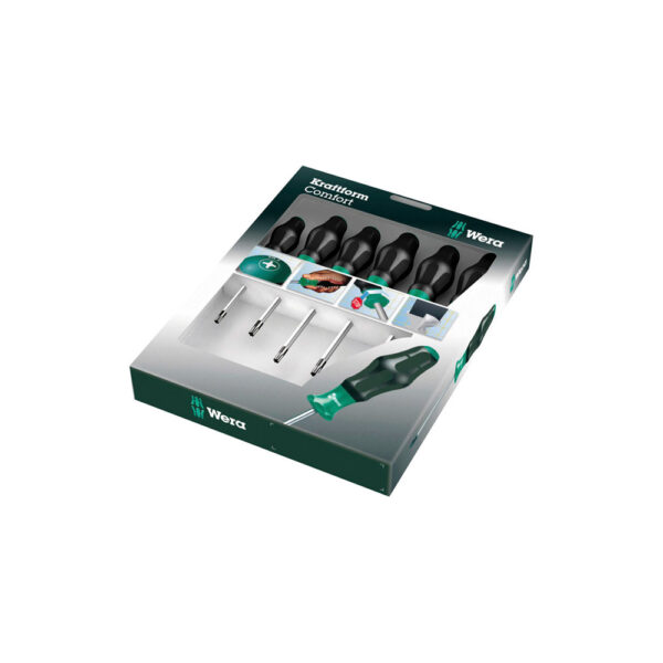 Wera 05057427001 12 Pc. Wood 4 Bit-Check