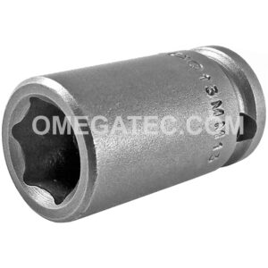 Apex 13MM13 13mm 6-Point Short Impact Socket, 3/8'' Square Drive