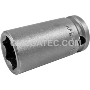 Apex 13MM43 13mm 6-Point Standard Impact Socket, Thin Wall, 3/8'' Square Drive