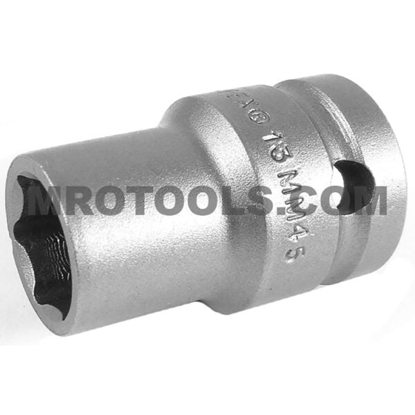Apex 13MM45 13mm 6-Point Standard Impact Socket, Thin Wall, 1/2'' Square Drive