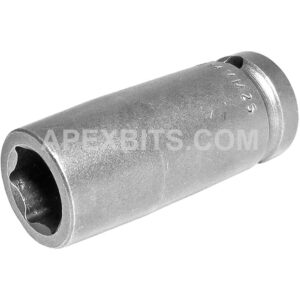 Apex 14MM25 14mm 6-Point Long Impact Socket, 1/2'' Square Drive