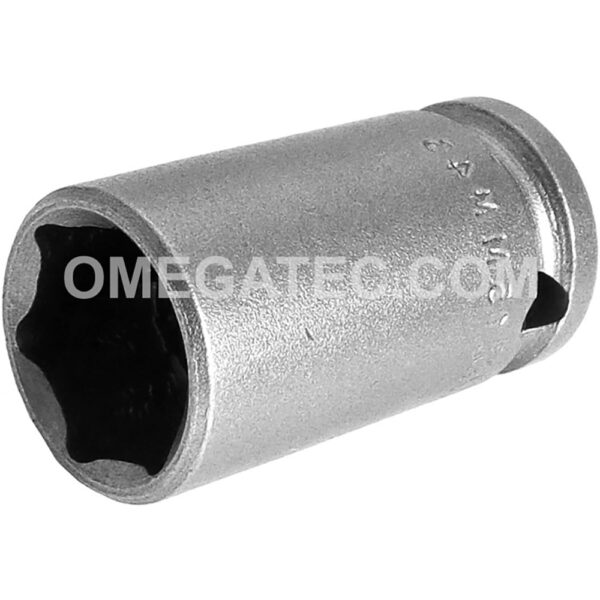 Apex 15MM43 15mm 6-Point Standard Impact Socket, Thin Wall, 3/8'' Square Drive