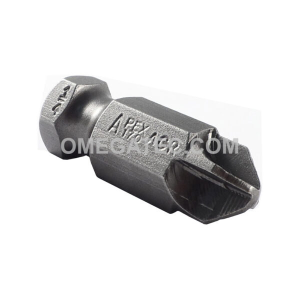 Apex 170-1/4-ACR 1/4'' Torq-Set ACR Power Drive Bits, 7/16'' Hex Drive
