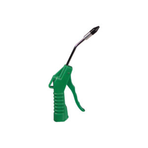 1717 Astro Pneumatic Deluxe 4'' Air Blow Gun - Green with 1/2'' Removable Rubber Tip