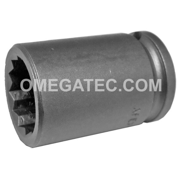 Apex 17MM13-D 17mm 12-Point Standard Impact Socket, 3/8'' Square Drive