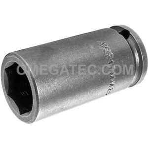 Apex 17MM23 17mm 6-Point Long Impact Socket, 3/8'' Square Drive