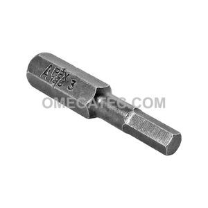 Apex 1/4'' Socket Head (Hex-Allen) Hex Insert Bits, SAE