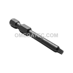 Apex 1950-1X #1 Square Recess Turned Body Power Drive Bits, 1/4'' Hex Drive