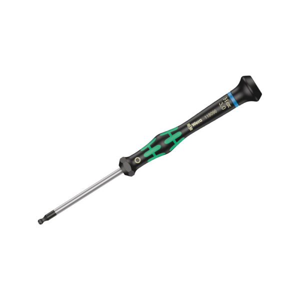 Wera 05118096001 2052 Kraftform Micro Ball End Hexagon Socket Screwdriver