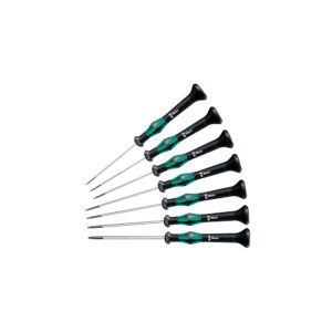 Wera 05345273001 7 Piece 2054/7 Kraftform Micro Hexagon Screwdriver Set