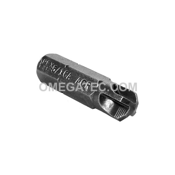 Apex 212-5/16A-ACR 5/16'' Torq-Set ACR Insert Bits, 5/16'' Hex Drive