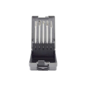 2185 Astro Pneumatic Long Double Cut Carbide Burr 5PC Set 4.5''
