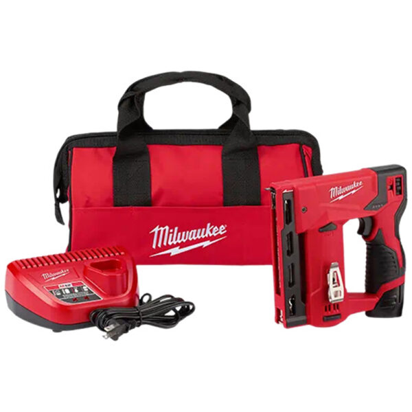 2447-21 Milwaukee M12 3/8'' Crown Stapler Kit