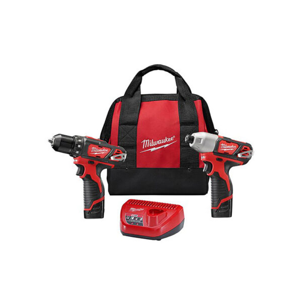 2494-22 Milwaukee M12 Cordless 2-Tool Combo Kit