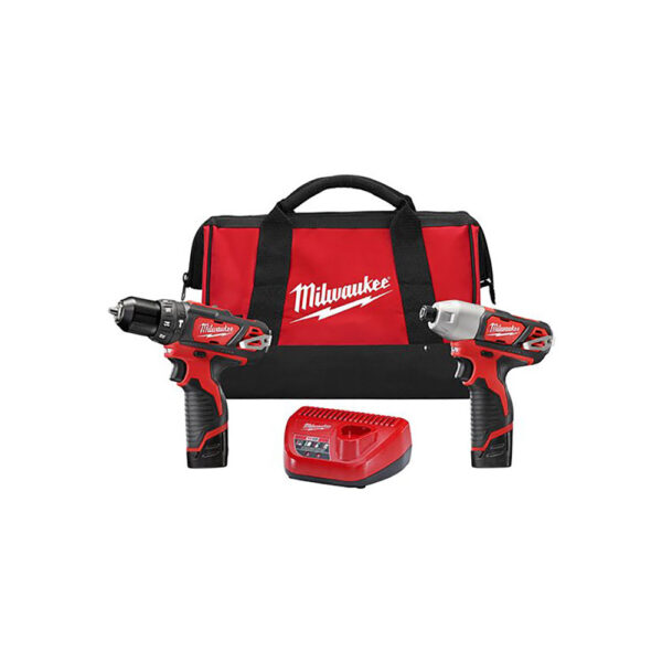 2497-22 Milwaukee M12 Cordless LITHIUM-ION 2-Tool Combo Kit