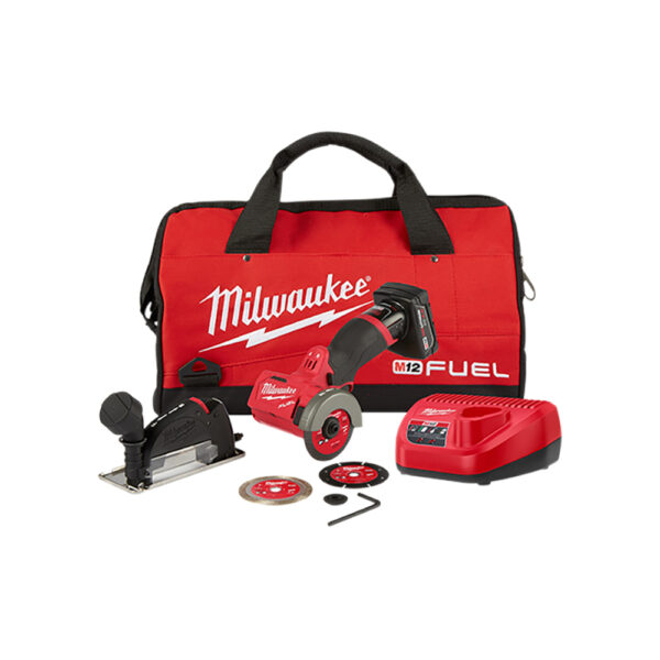 2522-21XC Milwaukee M12 FUEL 3'' Compact Cut Off Tool Kit